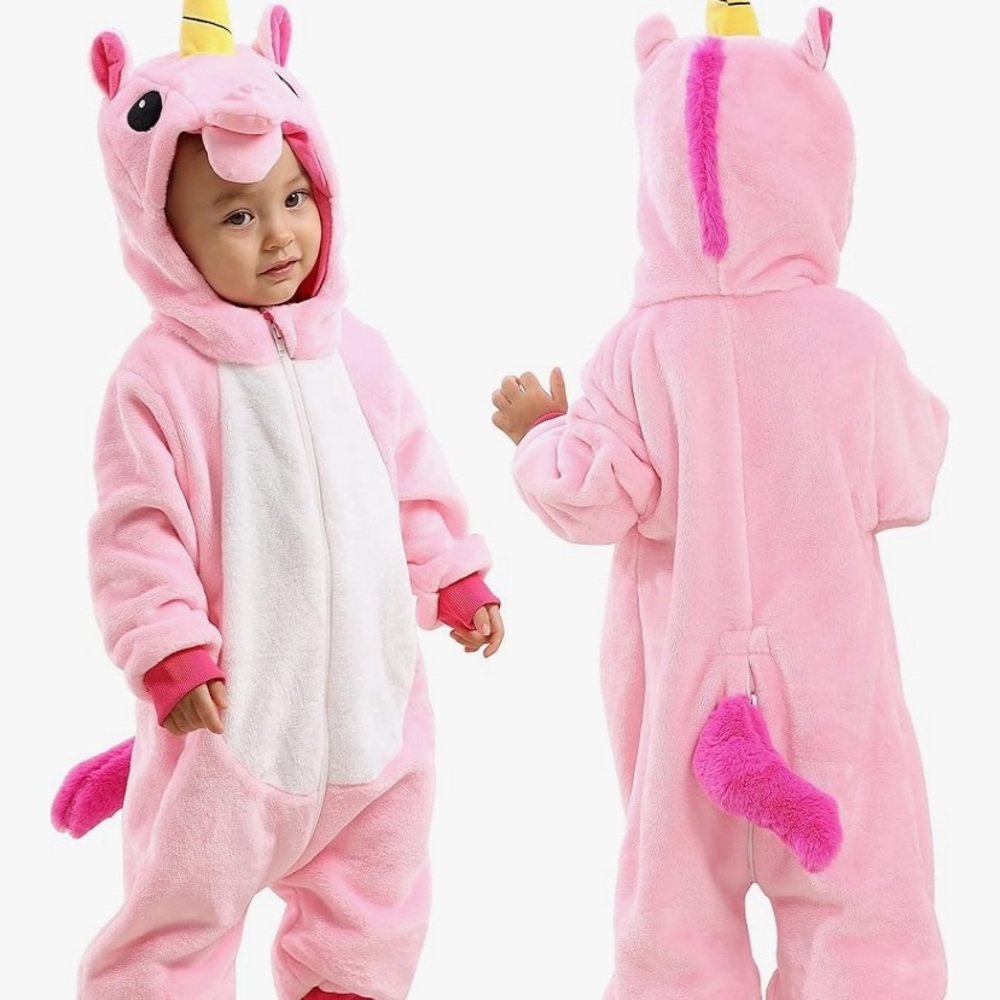 Pink Unicorn Kids One Piece